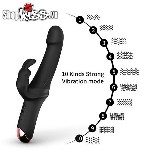 Máy rung CZAR 10 tần số kích thích điểm G âm vật siêu phê