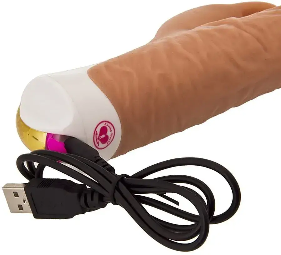 Chim giả rung ngoáy Loving World DV44 kích thước lớn silicone mềm Chim giả rung ngoáy Loving World DV44 kích thước lớn silicone mềm