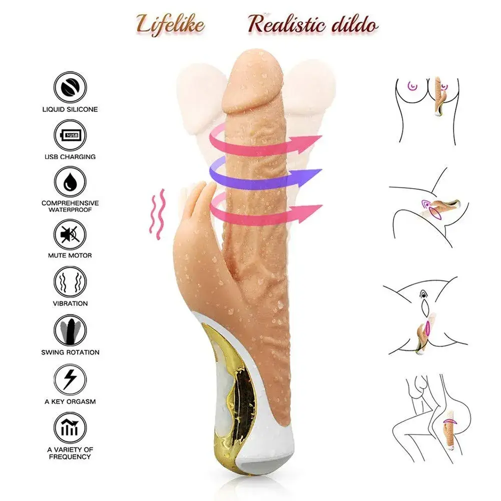 Chim giả rung ngoáy Loving World DV44 kích thước lớn silicone mềm Chim giả rung ngoáy Loving World DV44 kích thước lớn silicone mềm