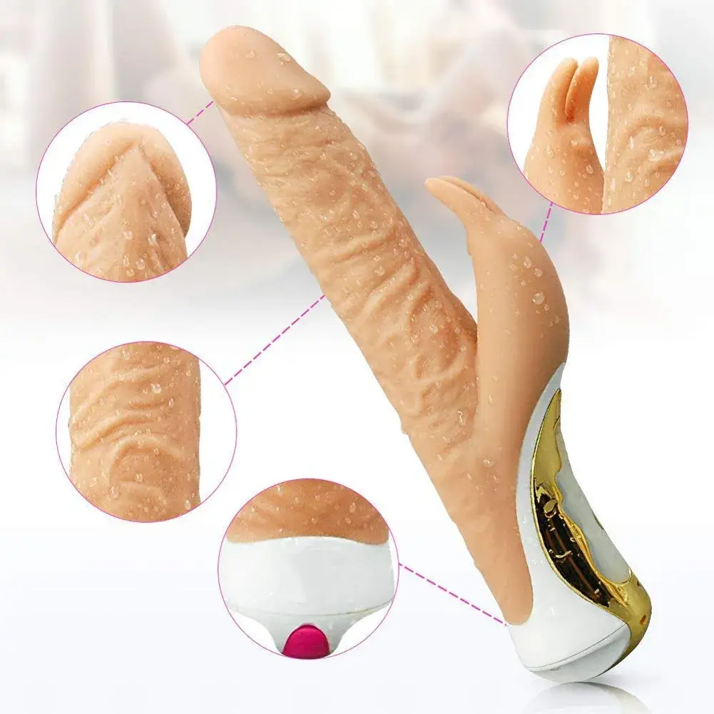 Chim giả rung ngoáy Loving World DV44 kích thước lớn silicone mềm Chim giả rung ngoáy Loving World DV44 kích thước lớn silicone mềm