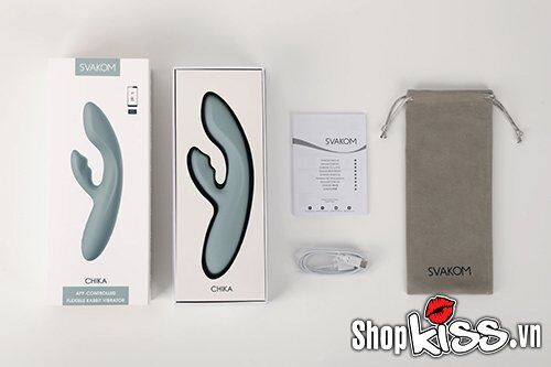 Máy massage sưởi ấm Svakom Chika điều khiển app, kích thích điểm G âm vật