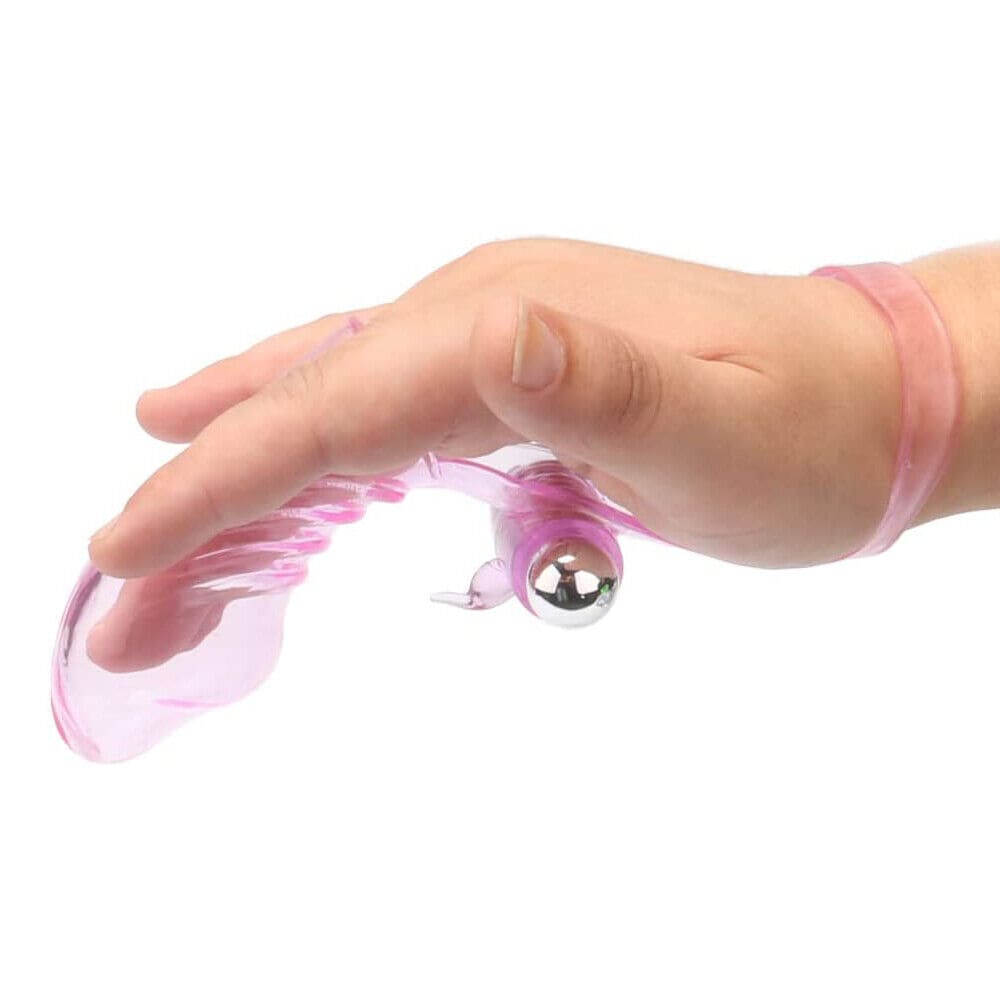 DC10T Bao cao su rung đeo ngón tay kích thích âm đạo cực đã