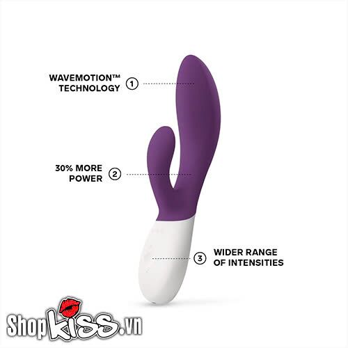 Dụng cụ massage Lelo Ina Wave 2 điểm G âm vật mạnh mẽ kích thích