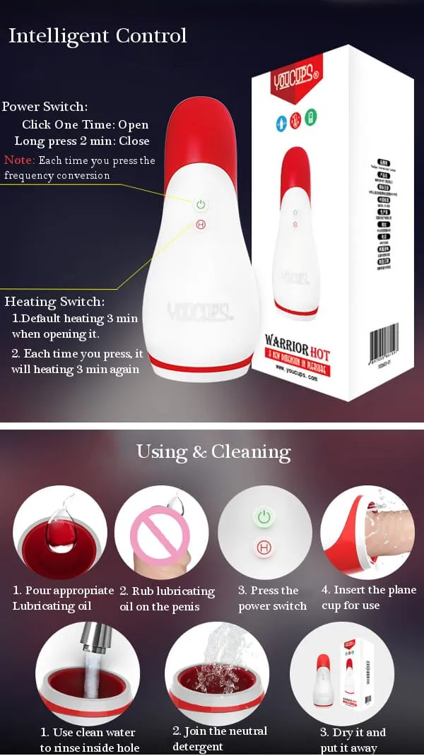 Cốc thủ dâm Youcup Warrior AD28 siêu thực cảm giác thật chăm sóc quý ông