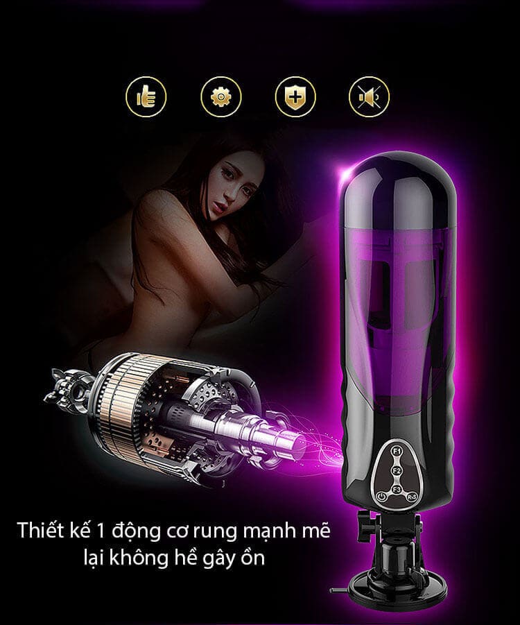 AD36G máy tự động kích thích nam xoay thụt cực mạnh sướng mê
