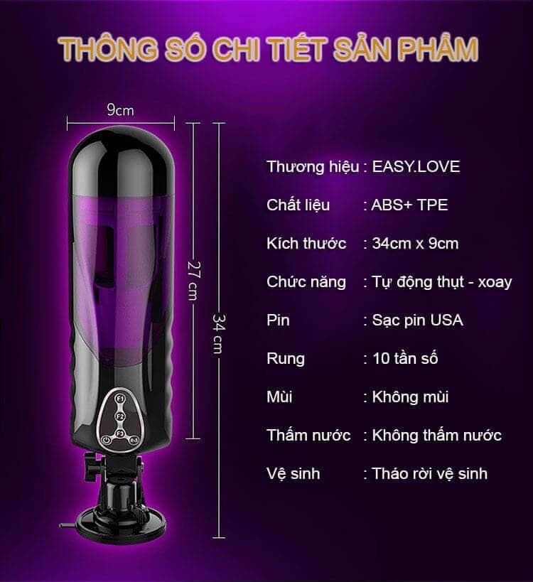 AD36G Máy tự sướng nam xoay thụt cực phê chất lượng cao
