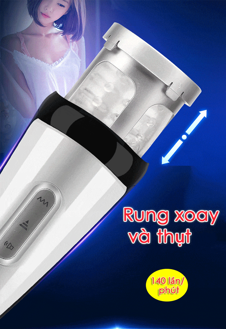 AD40 Máy Thủ Dâm Tự Động Tăng Khoái Cảm Kích Thích Nam Giới
