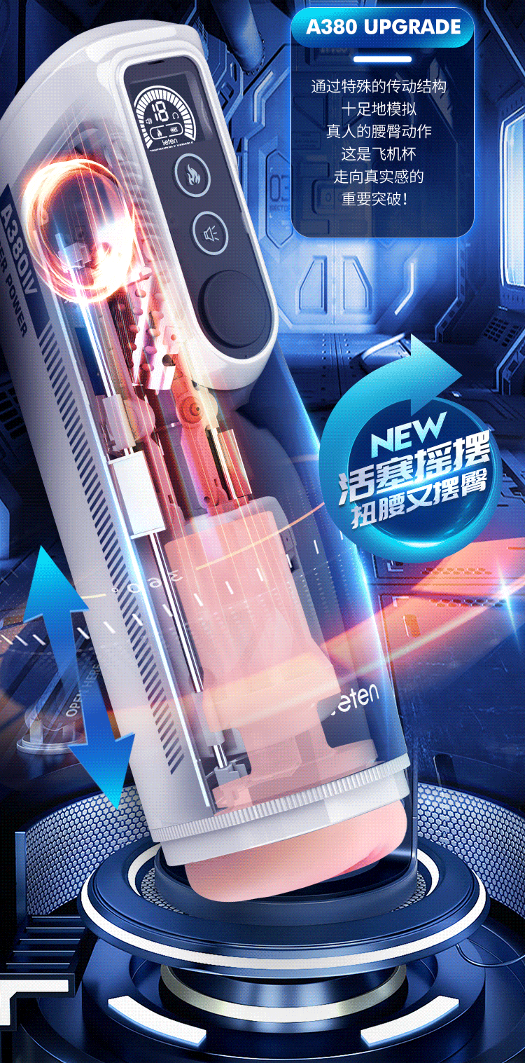 Máy thủ dâm tự động bú mút cu Âm đạo giả kích thích nam