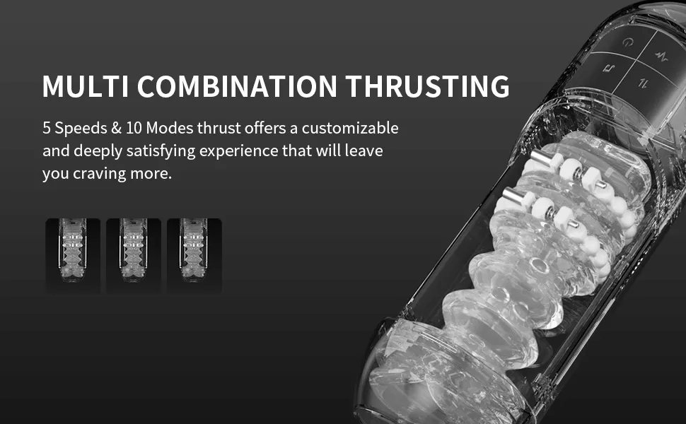 EasyLove AD36T máy thủ dâm tự động 10 chế độ kích thích nam