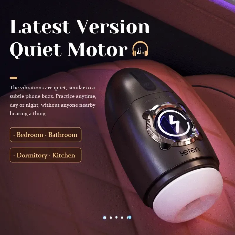 Cốc thủ dâm tự động Leten AD33G xoay 360 độ, siêu khuyến mãi