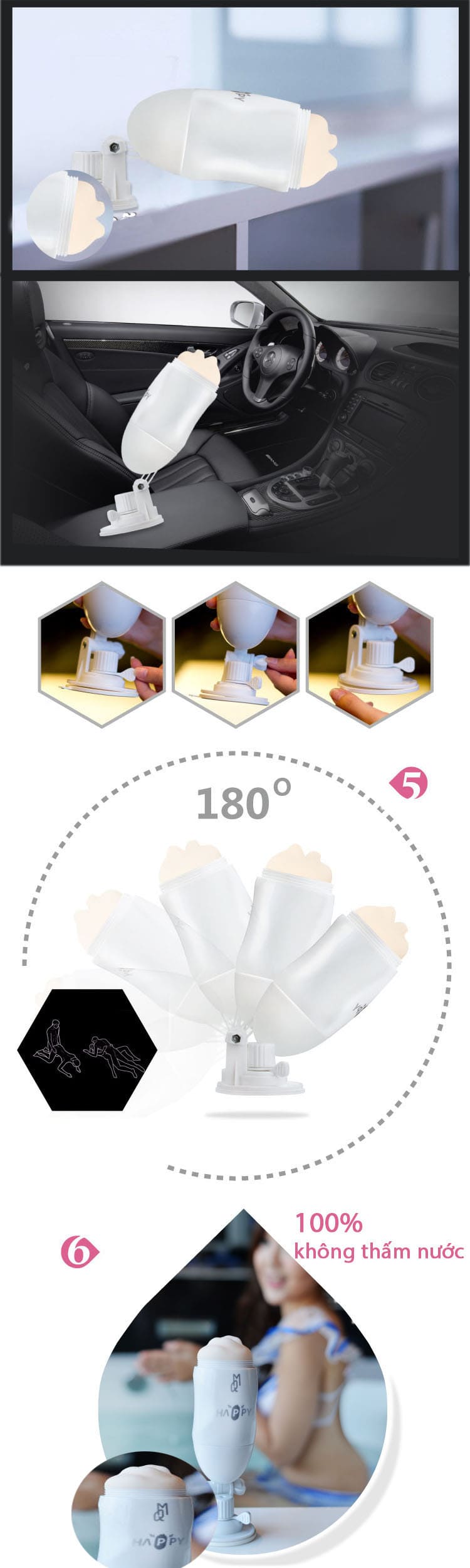 DC45C cốc thủ dâm nam cầm tay cao cấp - trải nghiệm an toàn tiện lợi