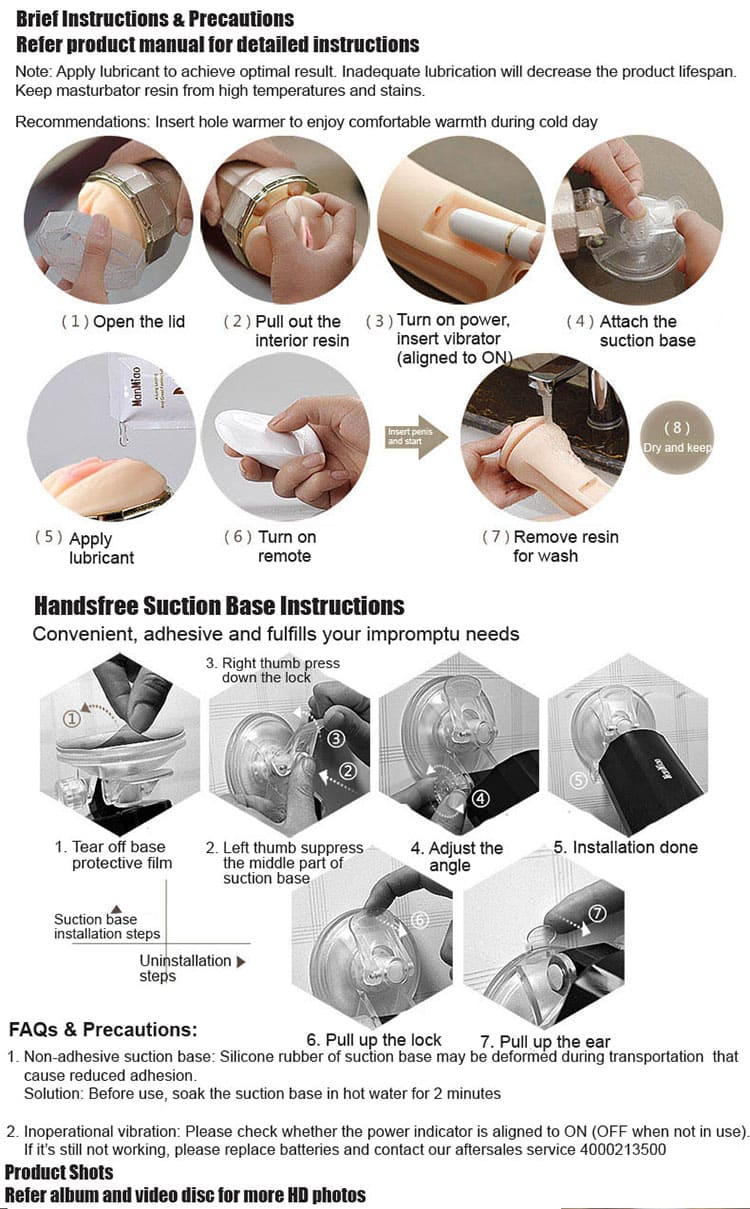 DC45P Âm đạo giả Manmiao có rung gắn tường kích thích sướng DC45P Âm đạo giả Manmiao có rung gắn tường kích thích sướng