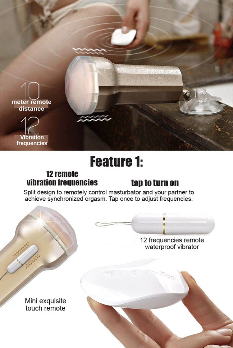 DC45P Âm đạo giả Manmiao có rung gắn tường kích thích sướng DC45P Âm đạo giả Manmiao có rung gắn tường kích thích sướng