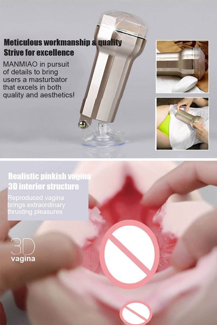 DC45P Âm đạo giả Manmiao có rung gắn tường kích thích sướng DC45P Âm đạo giả Manmiao có rung gắn tường kích thích sướng