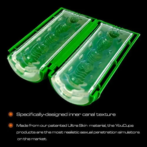 Âm đạo giả tách đôi AD24A Youcup thiết kế thông minh kích thích