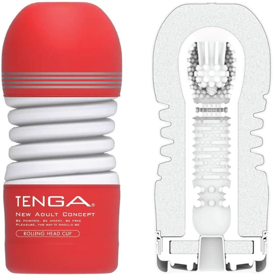 Cốc thủ dâm Tenga Rolling Head thiết kế xoắn ốc hút mạnh mẽ