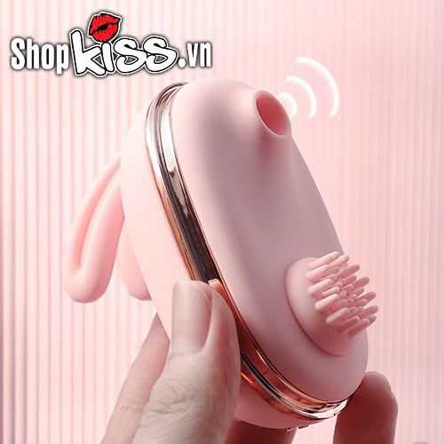 Máy massage lưỡi liếm Hee Tu Pulse Solo hình thỏ kích thích