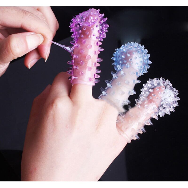 DC10 Bao gai ngón tay kích thích âm đạo nữ tăng khoái cảm