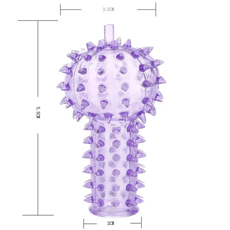 DC10 Bao gai ngón tay kích thích âm đạo nữ tăng khoái cảm