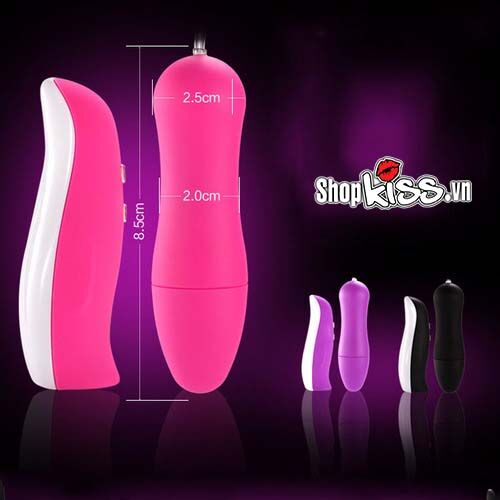 Trứng rung điều khiển xa Bullet cao cấp, đa chế độ rung, chống nước