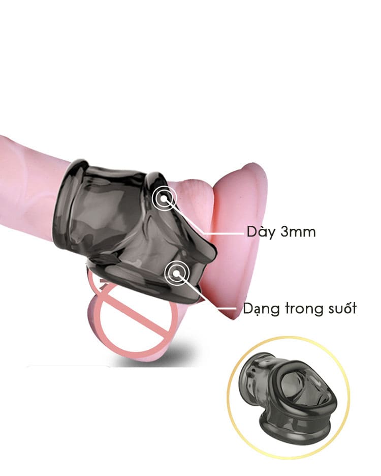 Bao cao su có quai BD10G tăng khoái cảm, bảo vệ an toàn Bao cao su có quai BD10G tăng khoái cảm, bảo vệ an toàn