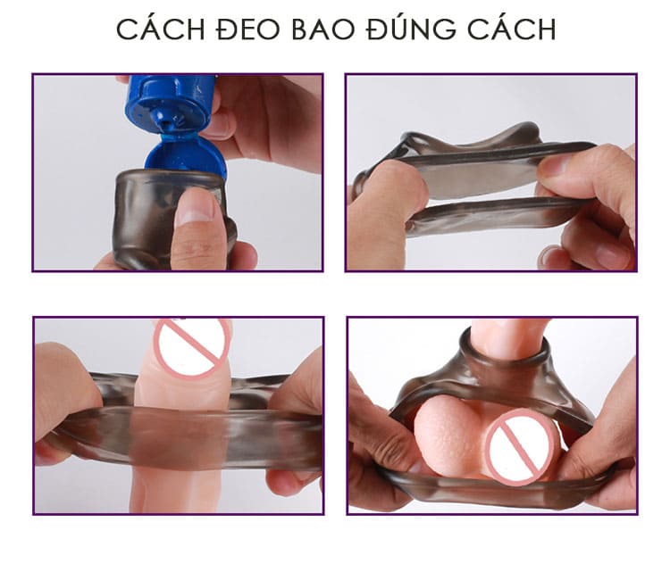 Bao cao su có quai BD10G tăng khoái cảm, bảo vệ an toàn Bao cao su có quai BD10G tăng khoái cảm, bảo vệ an toàn