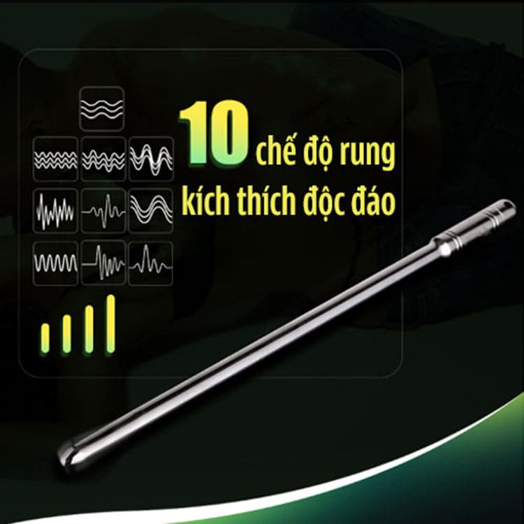 Máy rung niệu đạo DC11B hợp kim 10 chế độ rung kích thích mạnh