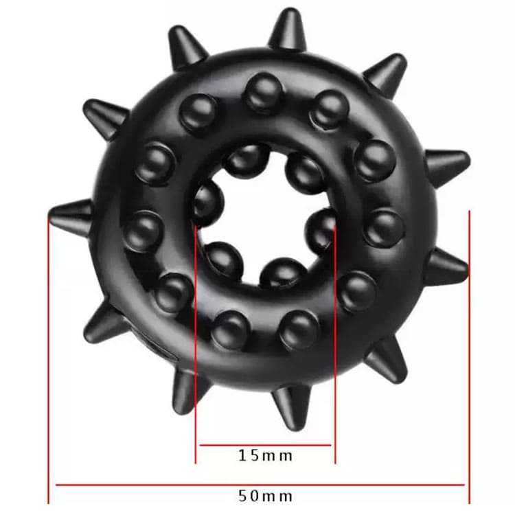 DC48E Vòng gai silicone kích thích điểm G tăng cảm giác cho cặp đôi