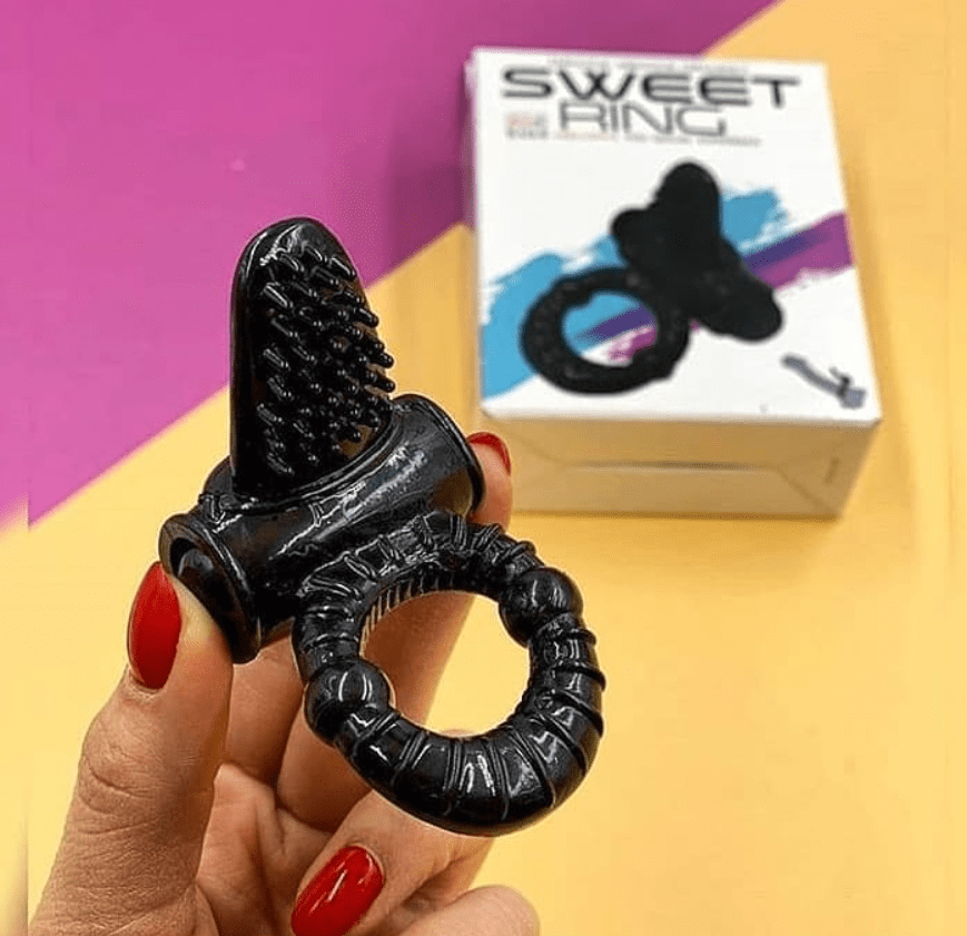 Vòng Rung Kích Thích Dương Vật Liếm Âm Vật Tăng Khoái Cảm