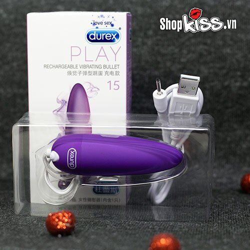 Trứng rung Durex S-VIBE sạc pin mạnh mẽ an toàn phụ nữ