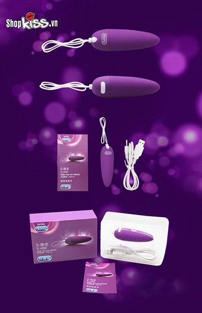  Phân phối Trứng rung sạc pin siêu mạnh Durex S-VIBE giá sỉ