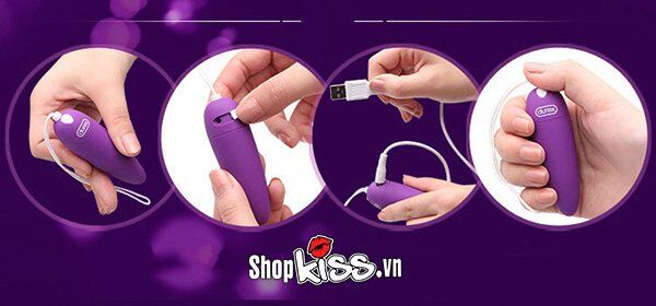  Phân phối Trứng rung sạc pin siêu mạnh Durex S-VIBE giá sỉ