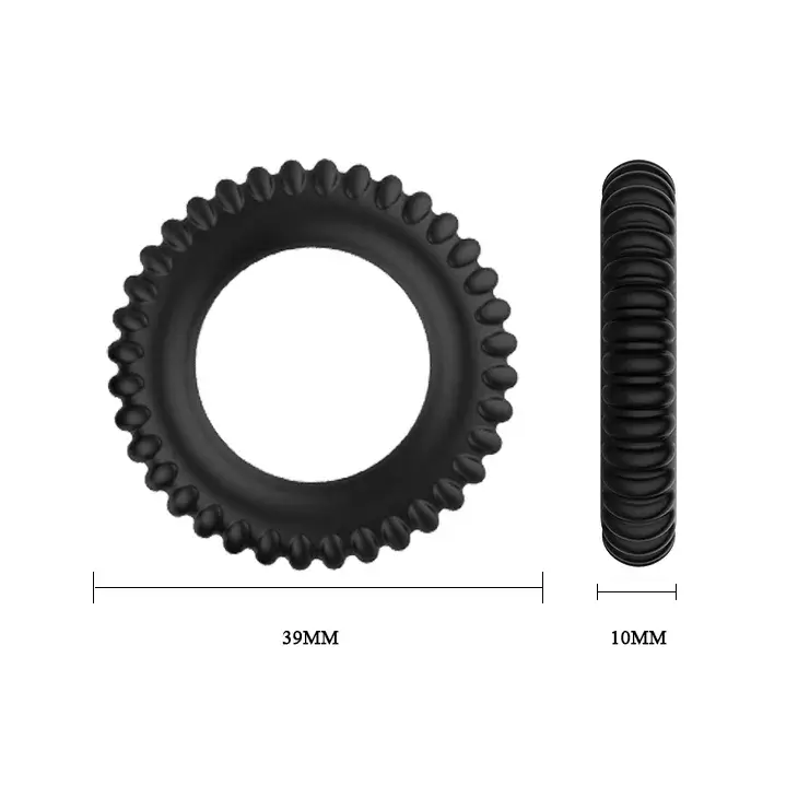 Vòng đeo cu silicone BAILE DC60U gân răng cưa tăng khoái cảm Vòng đeo cu silicone BAILE DC60U gân răng cưa tăng khoái cảm