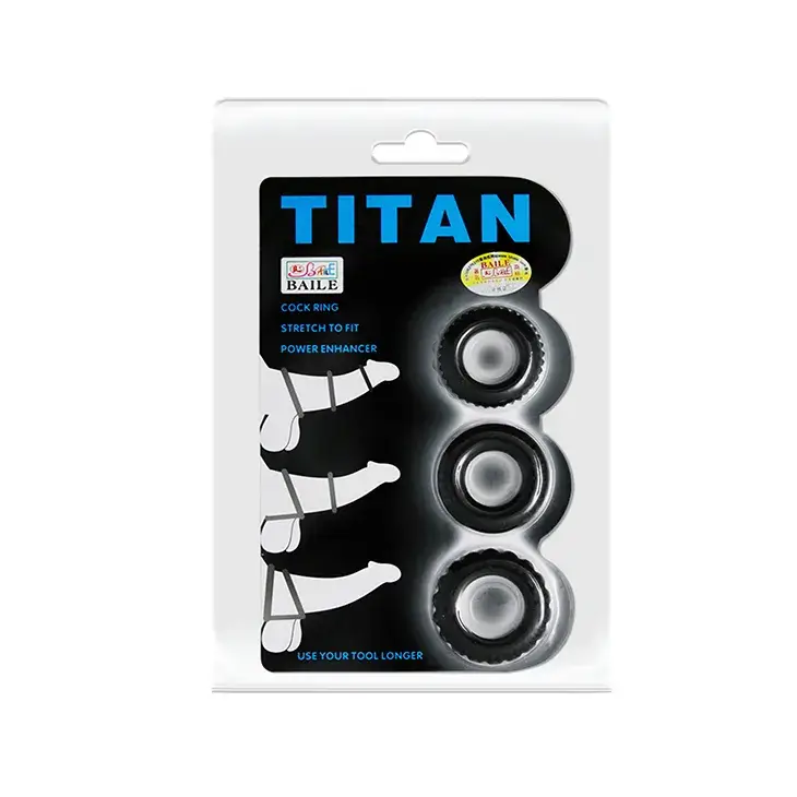 Vòng đeo cu silicone BAILE DC60U gân răng cưa tăng khoái cảm Vòng đeo cu silicone BAILE DC60U gân răng cưa tăng khoái cảm