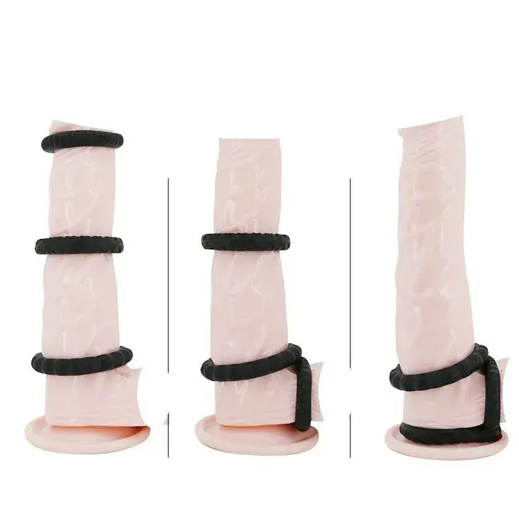Vòng đeo cu silicone BAILE DC60U gân răng cưa tăng khoái cảm Vòng đeo cu silicone BAILE DC60U gân răng cưa tăng khoái cảm