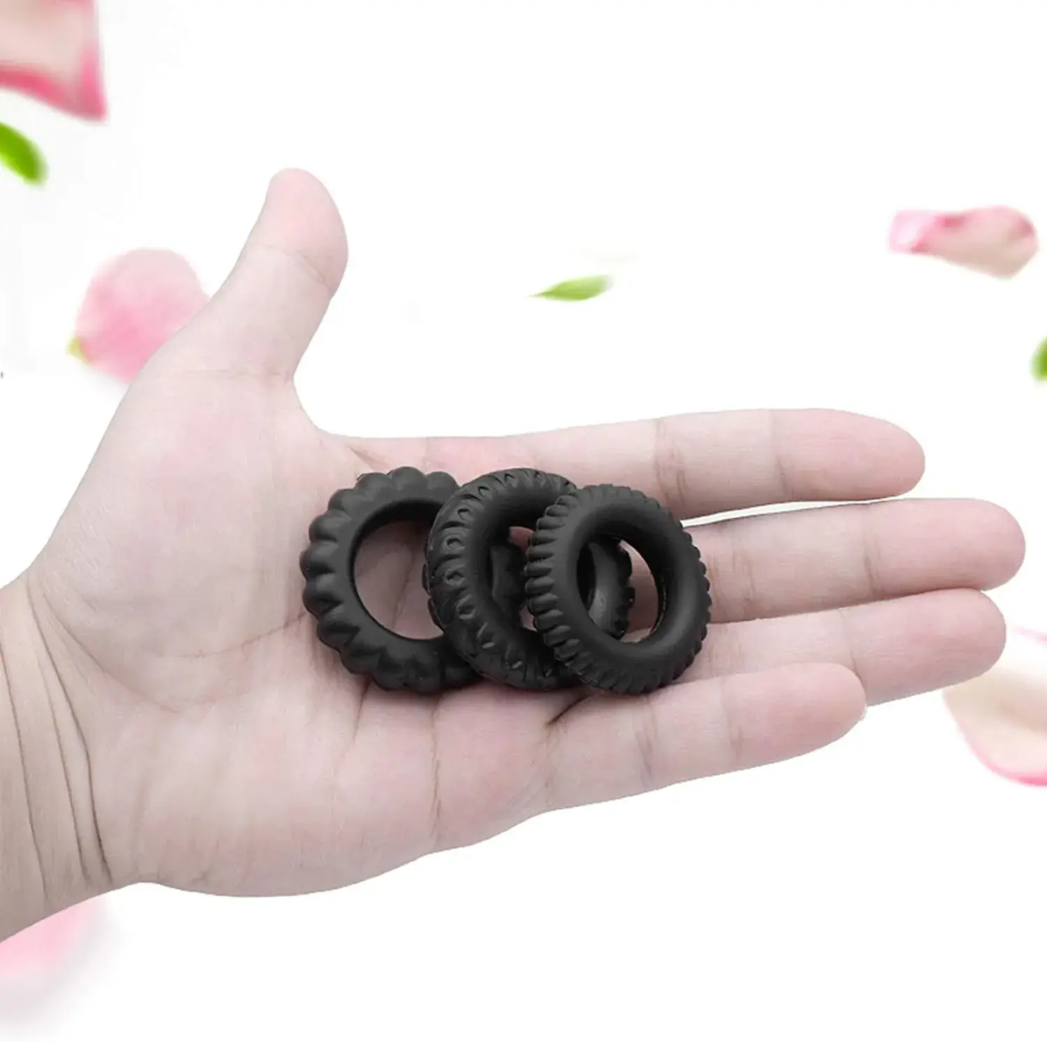 Vòng đeo cu silicone BAILE DC60U gân răng cưa tăng khoái cảm Vòng đeo cu silicone BAILE DC60U gân răng cưa tăng khoái cảm