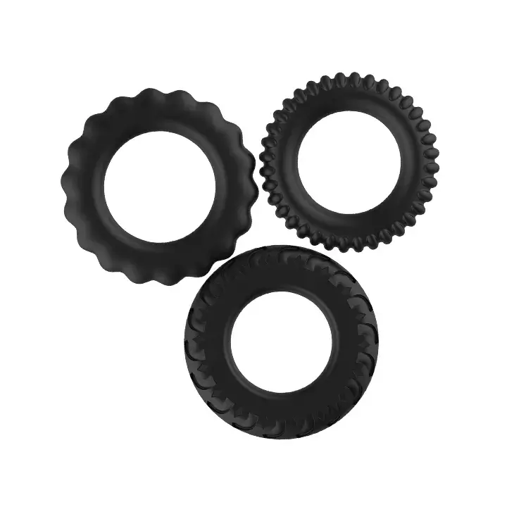 Vòng đeo cu silicone BAILE DC60U gân răng cưa tăng khoái cảm Vòng đeo cu silicone BAILE DC60U gân răng cưa tăng khoái cảm