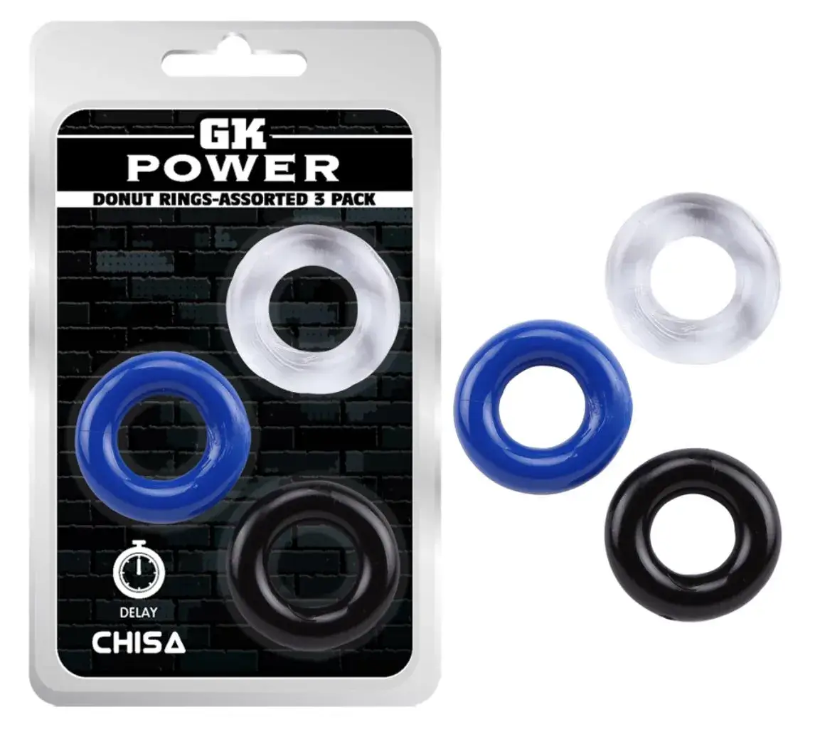 Bộ 3 vòng đeo cu 3 màu Chisa DC60P tăng khoái cảm nam giới