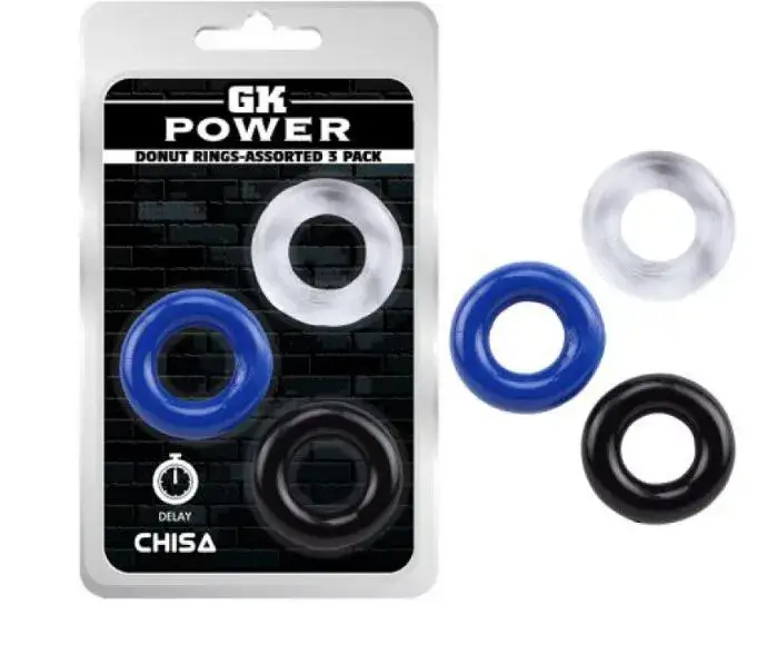 Bộ 3 vòng đeo cu 3 màu Chisa DC60P tăng khoái cảm nam giới