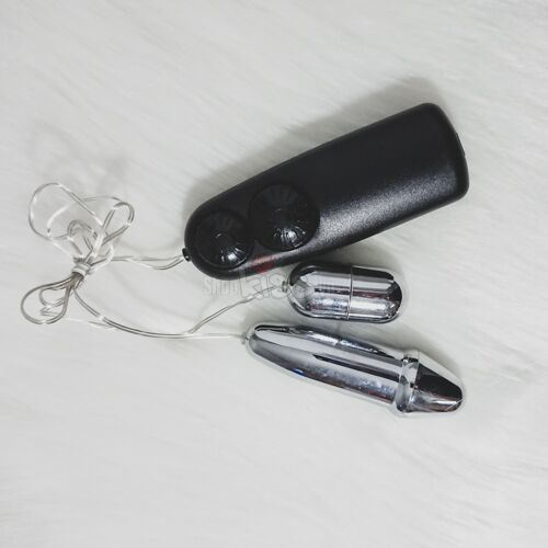 Trứng rung inox hai đầu dùng pin AA bộ đôi rung mạnh mẽ Trứng rung inox hai đầu dùng pin AA bộ đôi rung mạnh mẽ