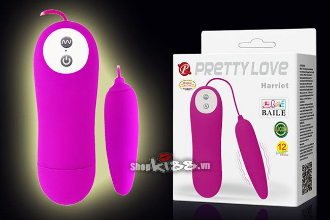  Mua Trứng rung Bé Hạt Tiêu mềm mịn – Prettylove Harriet chính hãng
