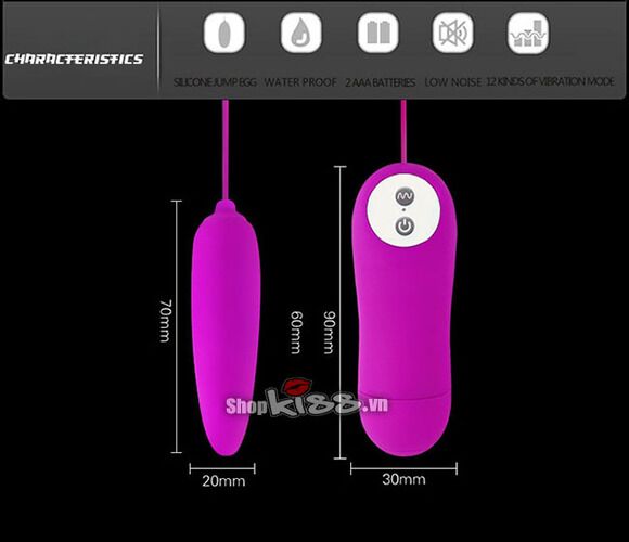  Mua Trứng rung Bé Hạt Tiêu mềm mịn – Prettylove Harriet chính hãng