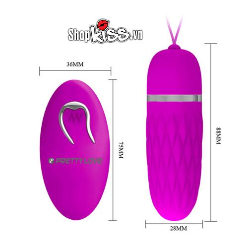  Kho sỉ Trứng rung 12 chế độ điều khiển từ xa Prettylove Dawn cao cấp