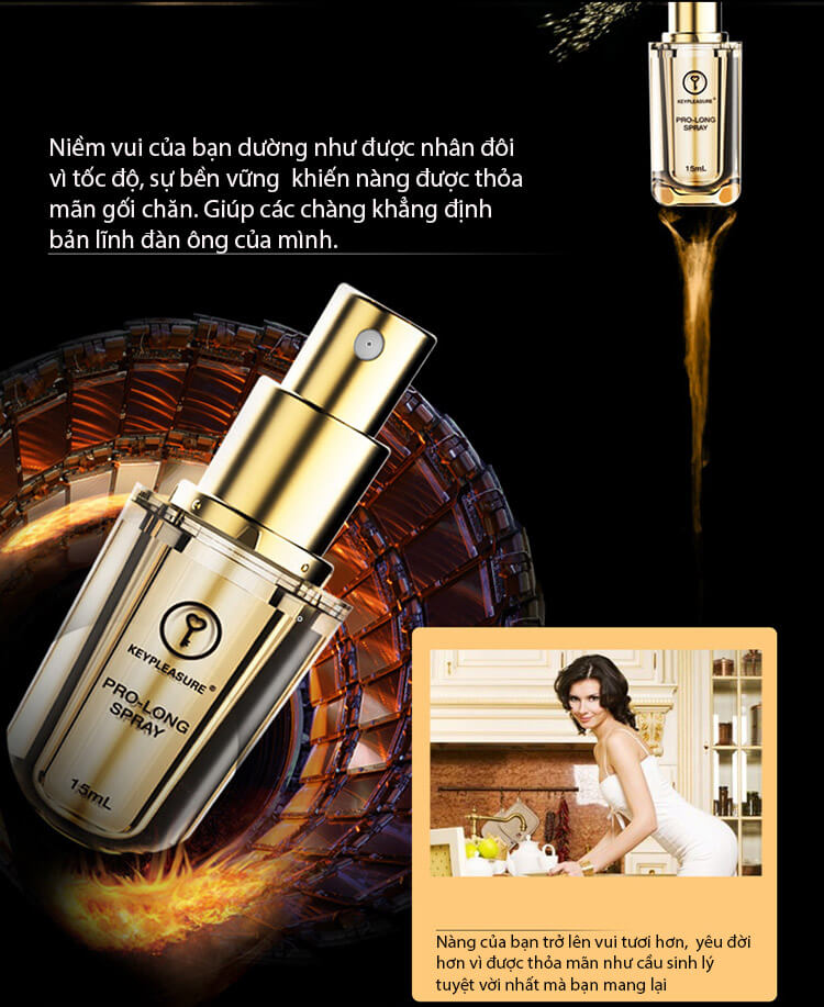Key Prolong Spray thuốc xịt kéo dài quan hệ tăng cường siêu lâu