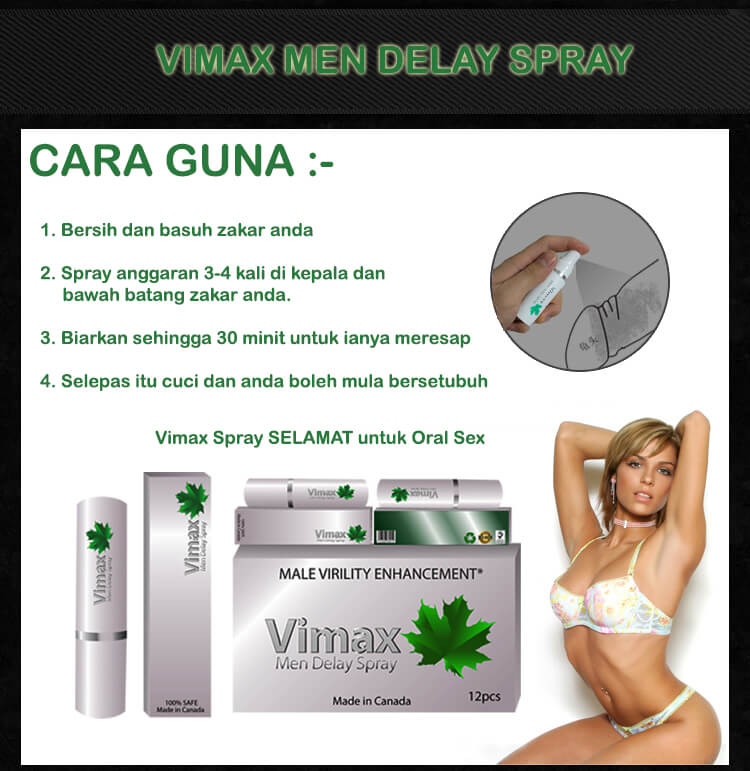 Xịt kéo dài quan hệ Canada Vimax Men chính hãng giá tốt
