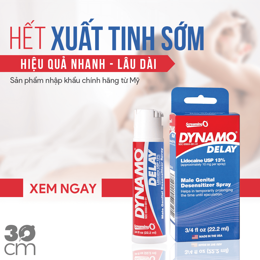XTS09 Dynamo Delay Spray tăng khoái cảm kéo dài hiệu quả