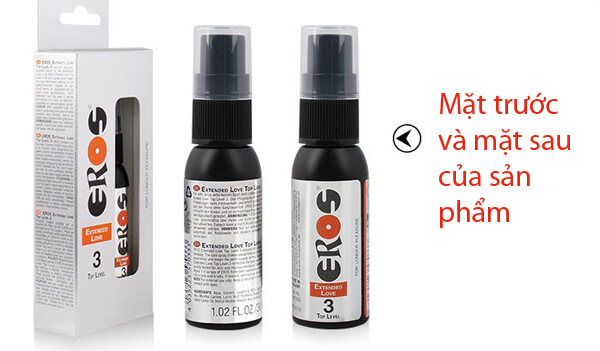 XTS17A Thuốc xịt kéo dài quan hệ từ Đức Eros Extended Love