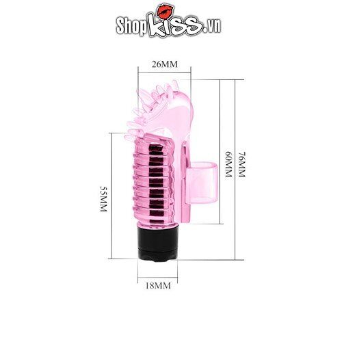  Nhập sỉ Trứng rung đeo ngón tay kích thích âm vật Finger Vibrator nhập khẩu