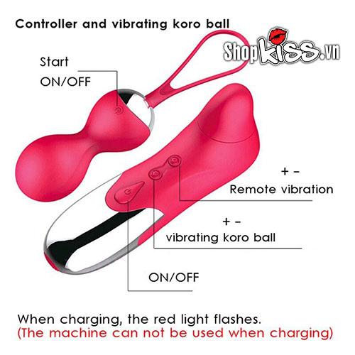 Trứng rung đôi kích thích điểm G Easy Love Manli 10 chế độ Trứng rung đôi kích thích điểm G Easy Love Manli 10 chế độ