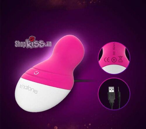 Máy mát xa mini cao cấp Nalone GoGo, rung êm, chất liệu silicon